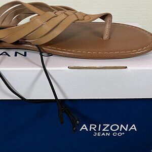 AZ ALIX COGNAC SANDALS